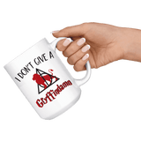 "I Don't Give A Gryffindamn"15oz White Mug - Gifts For Reading Addicts