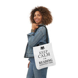 Keep Calm I'm Reading Canvas Tote Bag - Vintage style - Gifts For Reading Addicts