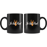 "Je Suis Prest"11oz Black Mug - Gifts For Reading Addicts