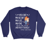 "My heart my life" Sweatshirt - Gifts For Reading Addicts