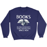 "Books" Sweatshirt - Gifts For Reading Addicts