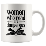 "Women who read"11oz white mug - Gifts For Reading Addicts