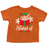 "Bookish Elf"Toddler T-Shirt - Gifts For Reading Addicts