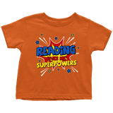 "Reading gives me"TODDLER TSHIRT - Gifts For Reading Addicts