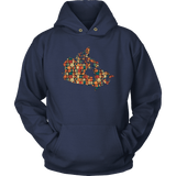 "Canada Bookish Map" Hoodie - Gifts For Reading Addicts