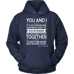 "You and i" Hoodie - Gifts For Reading Addicts