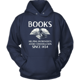 "Books" Hoodie - Gifts For Reading Addicts