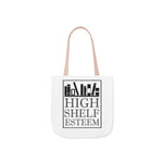 High Shelf Esteem Canvas Tote Bag - Vintage style - Gifts For Reading Addicts