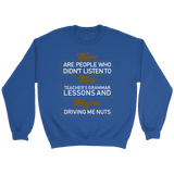 "GRAMMAR" Sweatshirt - Gifts For Reading Addicts