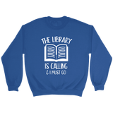 "The library" Sweatshirt - Gifts For Reading Addicts