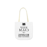 Keep Calm I'm Reading Canvas Tote Bag - Vintage style - Gifts For Reading Addicts