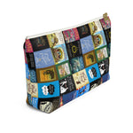 Books pattern Accessory Pouch for book lovers - Gifts For Reading Addicts