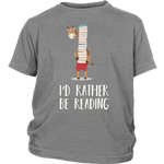 "I'd rather be reading"YOUTH SHIRT - Gifts For Reading Addicts