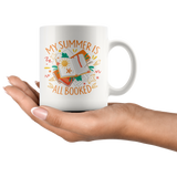 "My Summer Is All Booked"11oz White Mug - Gifts For Reading Addicts