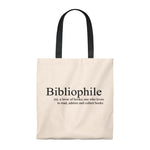 Bibliophile Canvas Tote Bag - Vintage style - Gifts For Reading Addicts