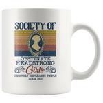 "Obstinate Headstrong Girls"11oz White Mug - Gifts For Reading Addicts