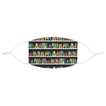 Love Books Spines Fabric Face Mask - Gifts For Reading Addicts