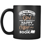 Coffee & Books Black Mug - Gifts For Reading Addicts