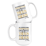 "As if she were the sun"15oz white mug - Gifts For Reading Addicts