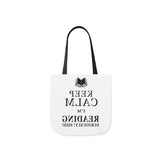 Keep Calm I'm Reading Canvas Tote Bag - Vintage style - Gifts For Reading Addicts