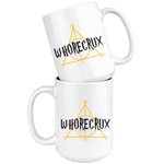 "Whorecrux"15oz White Mug - Gifts For Reading Addicts