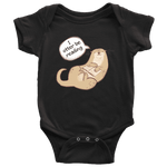 "I otter be reading" BABY BODYSUITS - Gifts For Reading Addicts