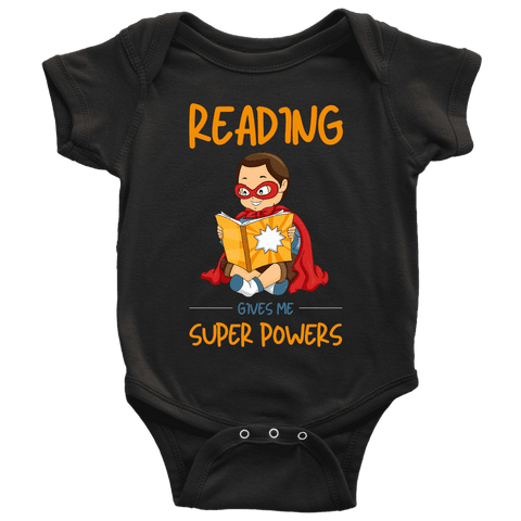 "Reading gives me" BABY BODYSUITS - Gifts For Reading Addicts