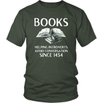 "Books" Unisex T-Shirt - Gifts For Reading Addicts