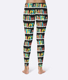 Bookshelves Leggings - Gifts For Reading Addicts