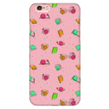 Colorful Bookish Pattern Phone Case Pink - Gifts For Reading Addicts