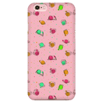 Colorful Bookish Pattern Phone Case Pink - Gifts For Reading Addicts