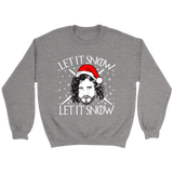 "Let It Snow" Sweatshirt - Gifts For Reading Addicts