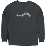 Book heart pulse Long Sleeve Shirt - Gifts For Reading Addicts