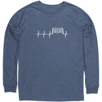 Book heart pulse Long Sleeve Shirt - Gifts For Reading Addicts
