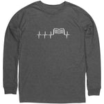 Book heart pulse Long Sleeve Shirt - Gifts For Reading Addicts