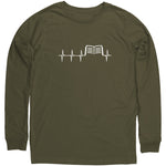 Book heart pulse Long Sleeve Shirt - Gifts For Reading Addicts