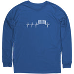 Book heart pulse Long Sleeve Shirt - Gifts For Reading Addicts