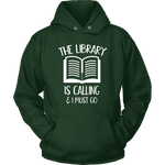 "The library" Hoodie - Gifts For Reading Addicts