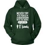"Punish A Bookworm" Hoodie - Gifts For Reading Addicts