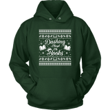 "Dashing Through The Books" Hoodie - Gifts For Reading Addicts