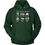 "Things I Do In My Spare Time" Hoodie - Gifts For Reading Addicts