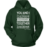 "You and i" Hoodie - Gifts For Reading Addicts