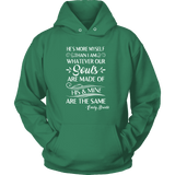 "He's more myself than i am" Hoodie - Gifts For Reading Addicts