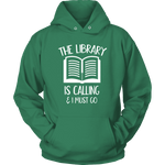 "The library" Hoodie - Gifts For Reading Addicts