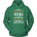 "In My Dream World" Hoodie - Gifts For Reading Addicts