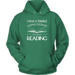 "Sleeping disorder" Hoodie - Gifts For Reading Addicts