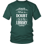 "When in doubt" Unisex T-Shirt - Gifts For Reading Addicts