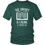 "The library" Unisex T-Shirt - Gifts For Reading Addicts