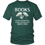 "Books" Unisex T-Shirt - Gifts For Reading Addicts