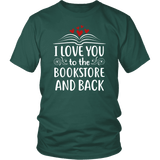 "I love you" Unisex T-Shirt - Gifts For Reading Addicts